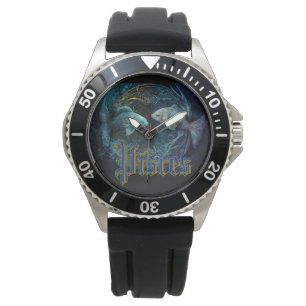 Relógio Signo Zodiacal de Peixes