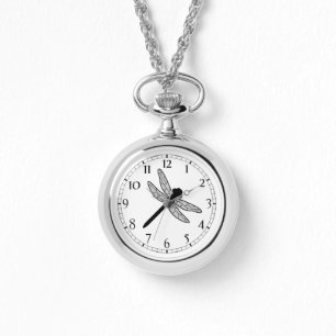 Relógio Silhouette Dragonfly Preta