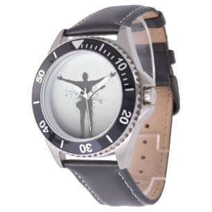 Relógio Silhueta de Músico