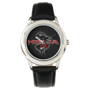 Relógio Silhueta de Ninja