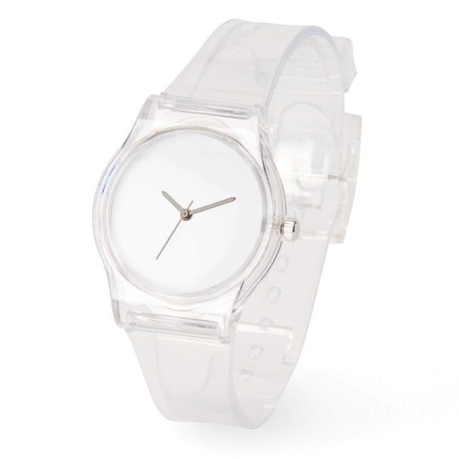 Relógio Silicone Strap Clear Watch (Ângulo)