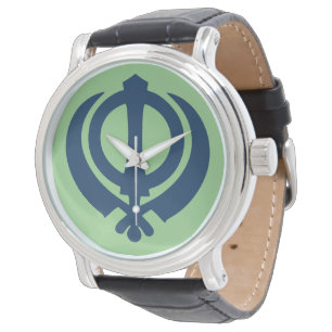 Relógio Símbolo Khanda (Sikh)
