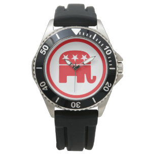 Relógio Símbolo Político do Partido Republicano (Elefante)