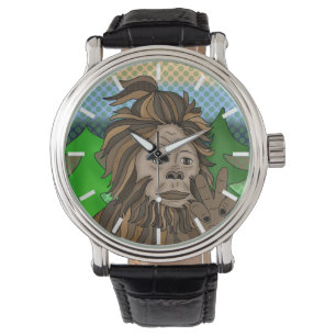 Relógio Sinal de Paz Bigfoot Sasquatch