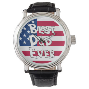 Relógio Sinalizador Best Pai Ever USA