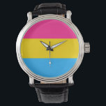 Relógio Sinalizador do Orgulho Pansexual<br><div class="desc">Sinalizador do Orgulho Pansexual. Mostre seu orgulho e apoio à transexualidade com esta bandeira excelente e espalhe alguma paz e amor para apoiar a igualdade de orientação sexual! Visite nossa loja para descobrir mais bandeiras LGBT, bandeiras Bissexuais, bandeiras Trangender e outras bandeiras do mundo.</div>