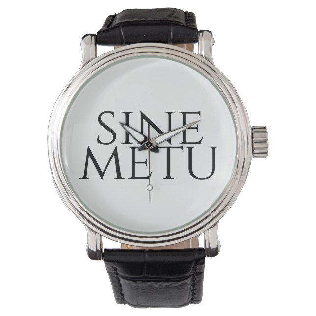 Relógio Sine Metu - Sem Medo (Frente)