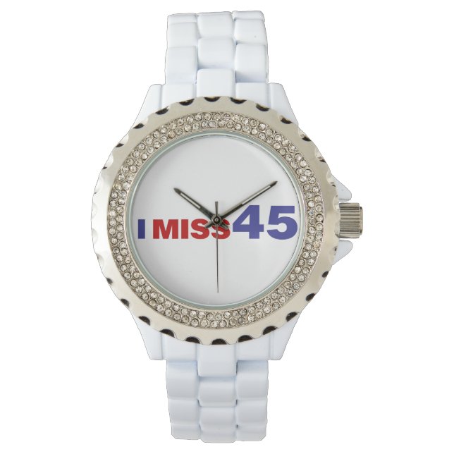 Relógio Sinto falta de 45 (Frente)