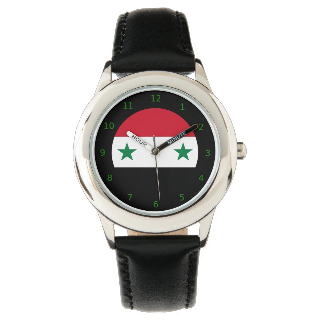 Relógio Síria: bandeira Watch (Frente)
