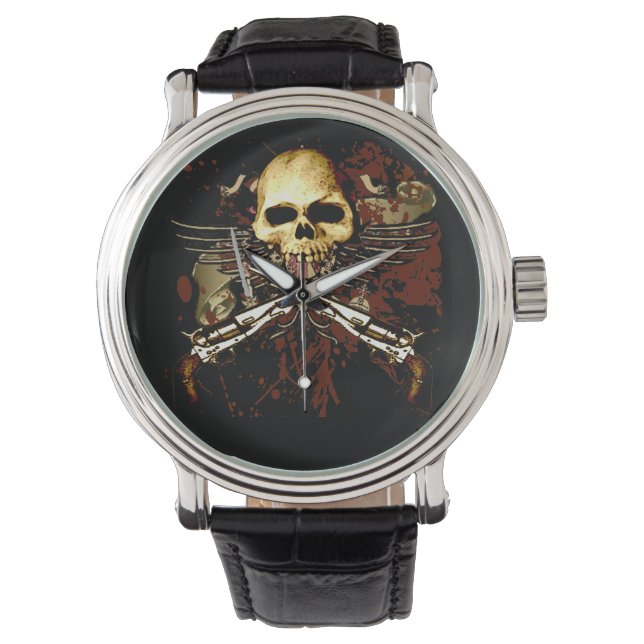 Relógio Sixgun Skull (Frente)
