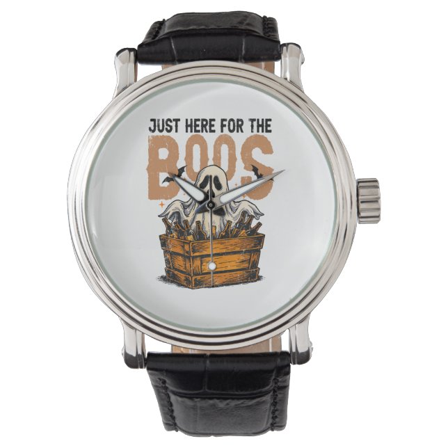 Relógio Só aqui para o Boos Halloween (Frente)