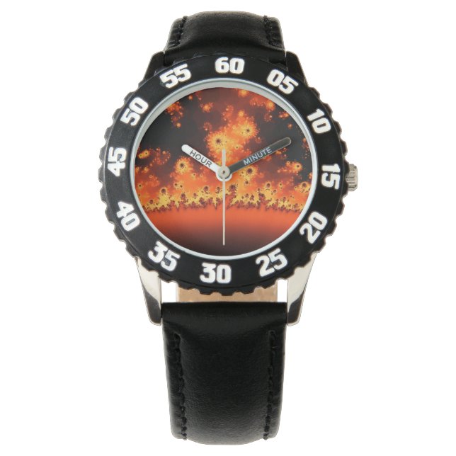 Relógio Solar Flare Fractal Watch (Criança) (Frente)