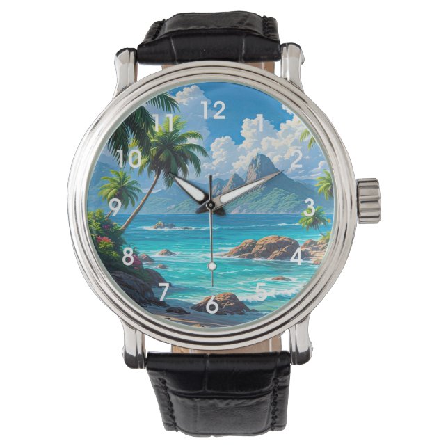 Relógio Sonhe, Paraíso Tropical, (Frente)