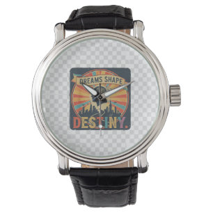 Relógio Sonhos Moldam o Destino – Camiseta de Visão Motiva
