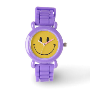 Relógio Sorriso grande super - não se preocupe seja emoji