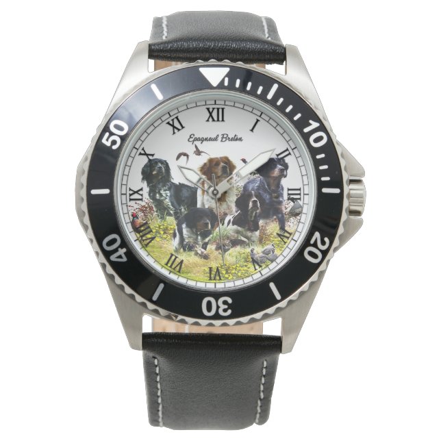 Relógio Spaniel da Bretanha (Frente)