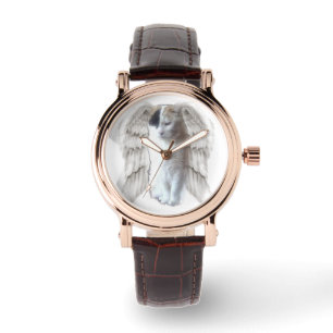 Relógio Spotty Angel Women's Brown Leather Watch