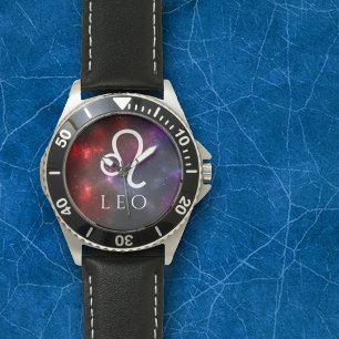 Relógio Starfield Leo Lion Western Zodiac