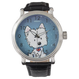 Relógio Starry Night Westie Watch