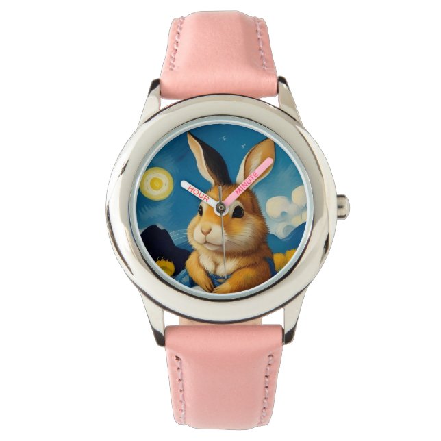 Relógio Starry Primavera Bunny Watch (Frente)