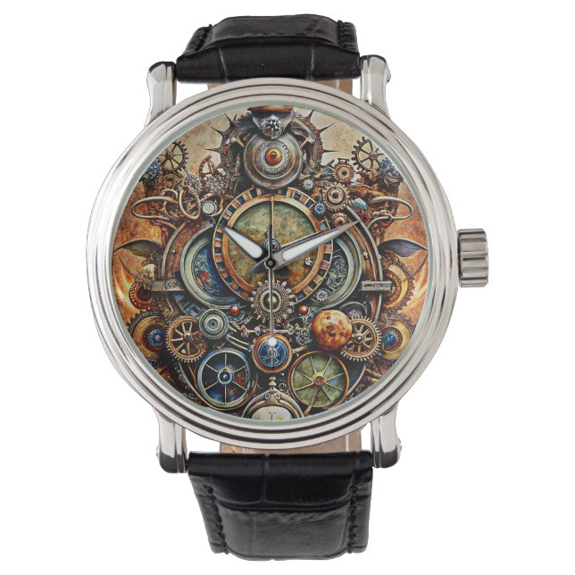 Relógio Steampunk Art Watch (Frente)