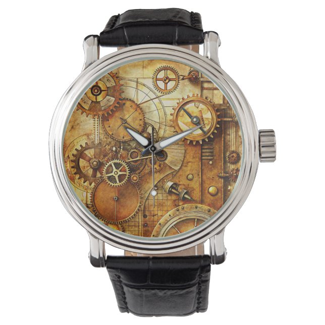 Relógio Steampunk Art Watch (Frente)