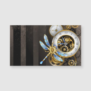 Relógio Steampunk com Dragonfly Mecânica