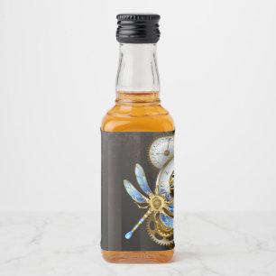 Relógio Steampunk com Dragonfly Mecânica