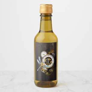 Relógio Steampunk com Dragonfly Mecânica