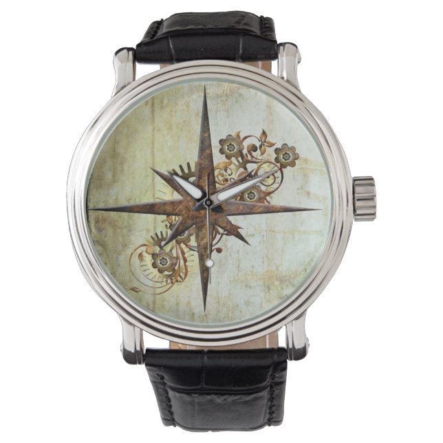 Relógio Steampunk Compass Star Watch (Frente)