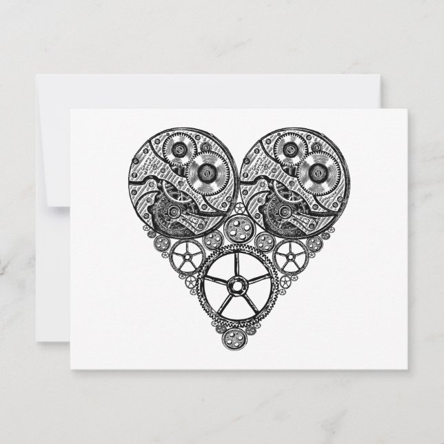 Relógio Steampunk funciona e Namorados do Coração  (Frente)