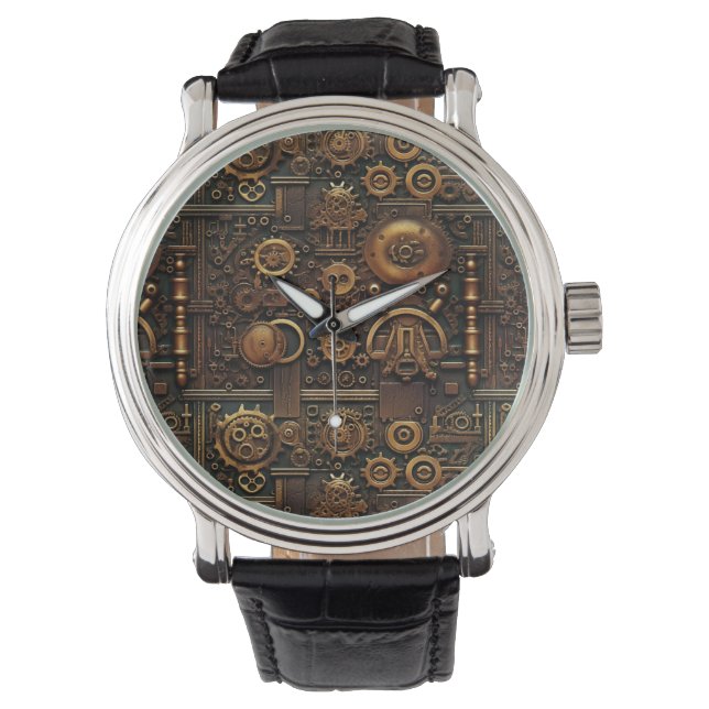Relógio Steampunk Gears Watch (Frente)