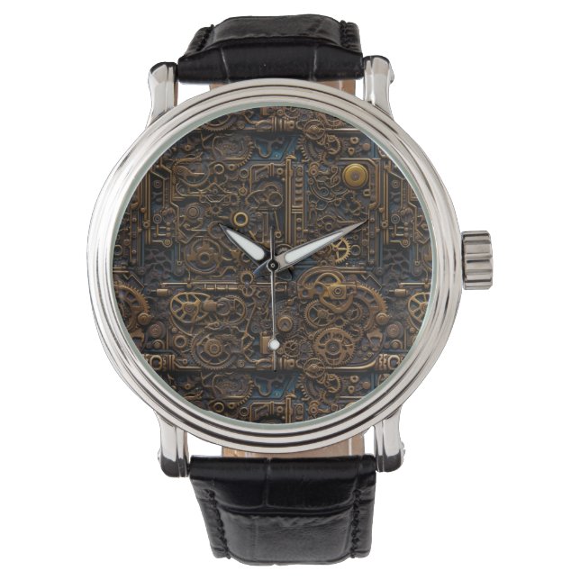 Relógio Steampunk Gears Watch (Frente)