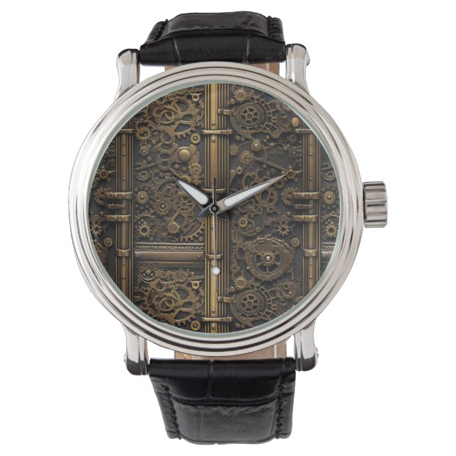 Relógio Steampunk Gears Watch (Frente)