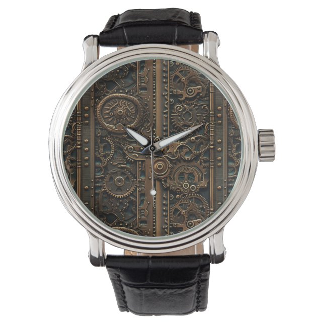 Relógio Steampunk Gears Watch (Frente)