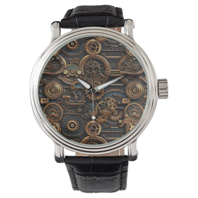 Relógio Steampunk Gears Watch (Frente)