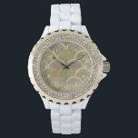 Relógio Stone Azulejo por Chariklia Zarris<br><div class="desc">O que parece uma pintura da sua rua de pedra cobblestone favorita é realmente um design de pedra criado por Chariklia Zarris. Os tons de terra mudada do design de azulejo de pedra imploram que olhem para eles e contemplem os mistérios do mundo. Ou, pelo menos, eles vão implorar à...</div>