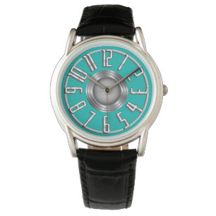 Relógio Streaming Art Deco Wrist Watch - Aqua