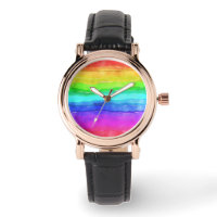 Stripes Arco-Íris de Aquarela