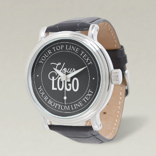 Relógio Substituição fácil do logotipo e texto personalizá