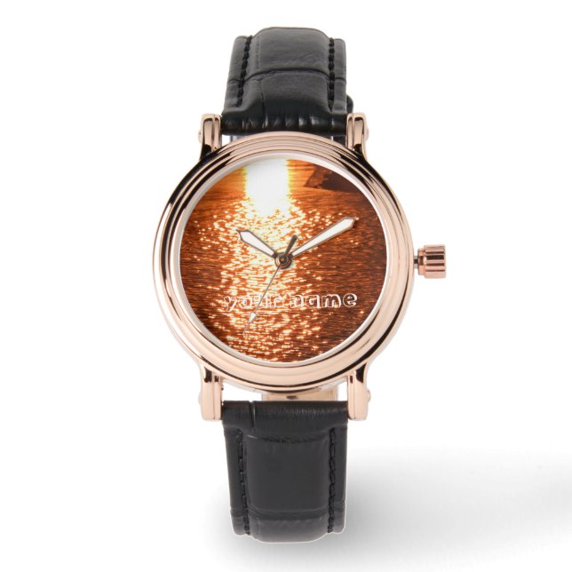 Relógio Sunset on Water (Frente)