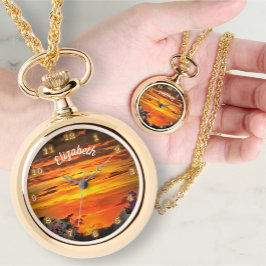 Relógio Sunset Plaza Marina 2584 Necklace