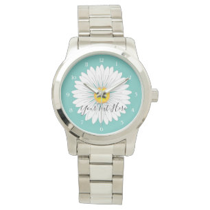 Relógio Tal Bonito Pequena Margarida Unisex Prata Superdim