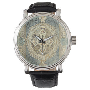 Relógio Tapeçaria Ornamental com Ornamentado