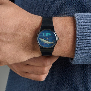 Relógio Tarpon Pesca De Saltwater Monograma