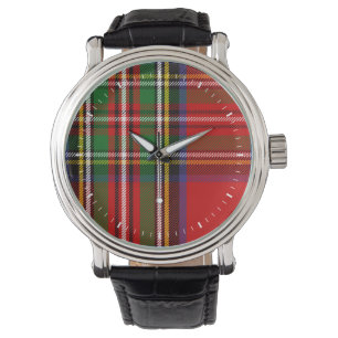 Relógio Tartan de Stewart do clã