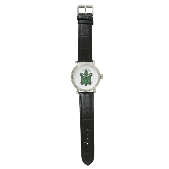 Relógio Tartaruga Fofa Personalizada e Sob Medida (Flat)