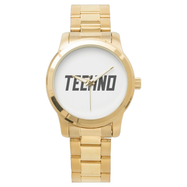 Relógio TECHNO Music (Frente)