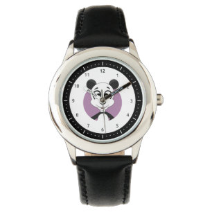 Relógio Tela de desenho animado Panda