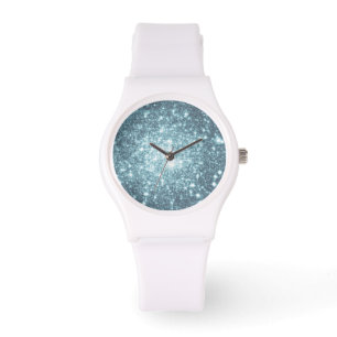 Relógio Tela de Estrela Azul de Gelo